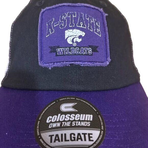Kentucky State Wildcats Trucker Purple SnapBack Colosseum New - Picture 3 of 7